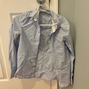 H&M Striped Blue and White Shirt